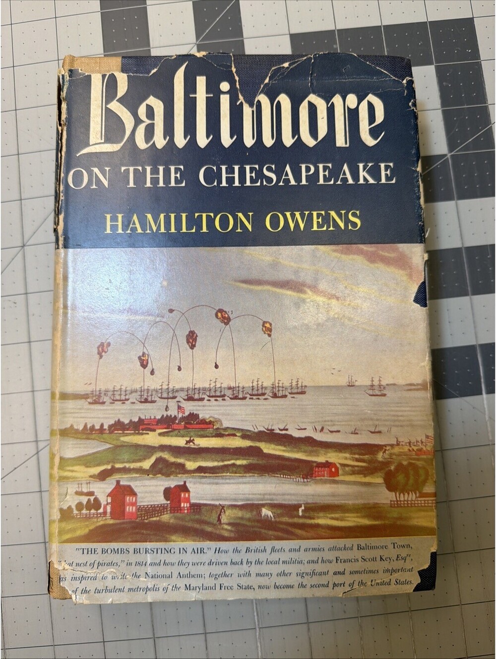 Baltimore on the Chesapeake Hamilton Owens 1941 1st Auto Ed.